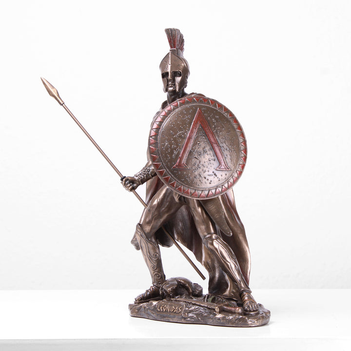 Leonidas (Bronzierte Skulptur aus Kunstharz)