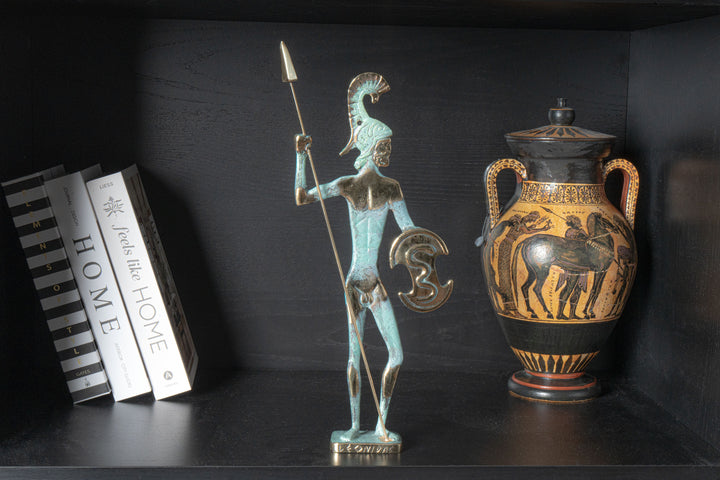 Leonidas – Griechischer Krieger (Messing Skulptur)