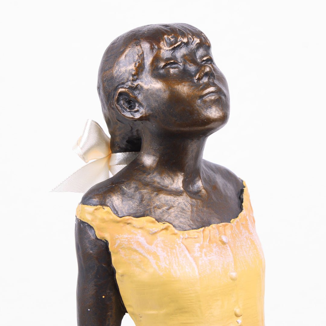 Große Tänzerin Skulptur (Bronzierte Statue aus Kunstharz)