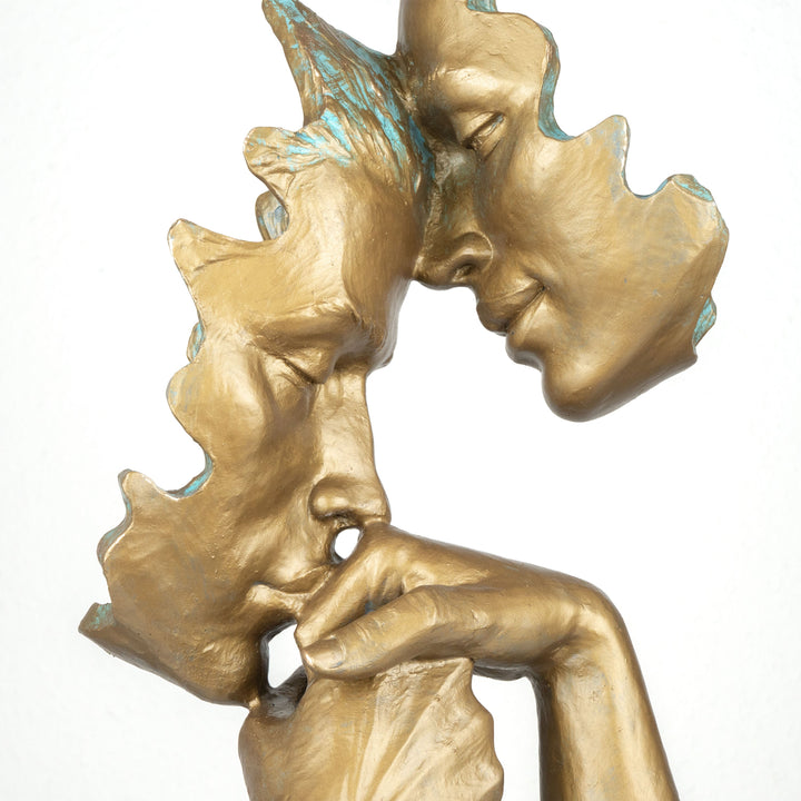 Liebespaarfigur „Caress“ von Anglada auf Marmorsockel