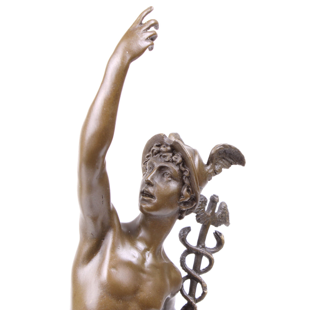 Merkur Statue (Bronze, Wachsguss)