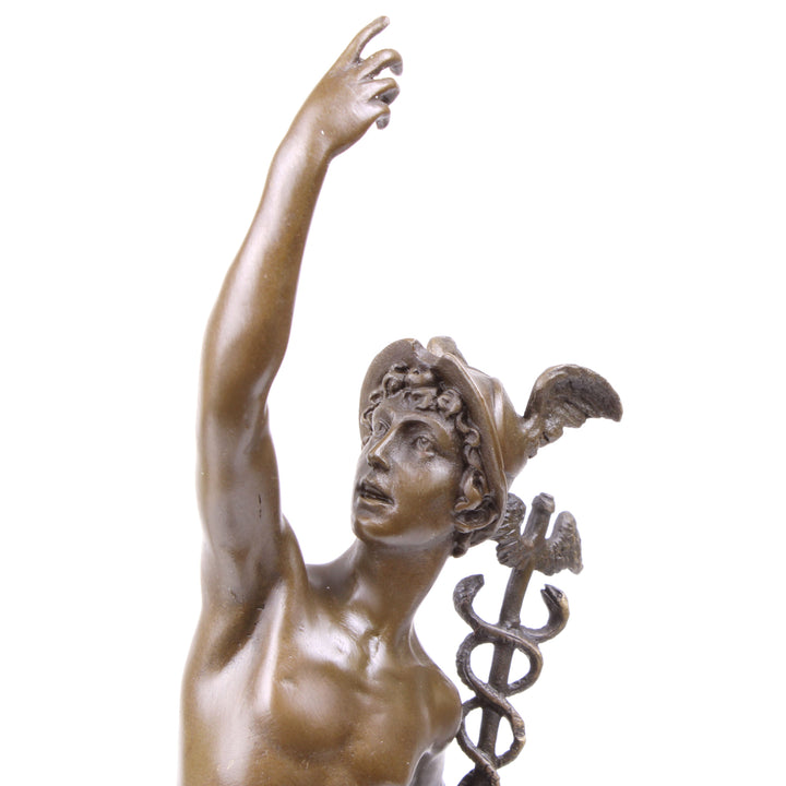 Merkur Statue (Bronze, Wachsguss)