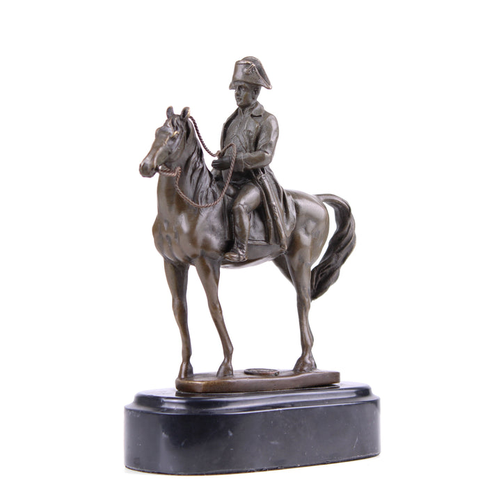 Napoleon zu Pferd Statue (Bronze, Wachsguss)