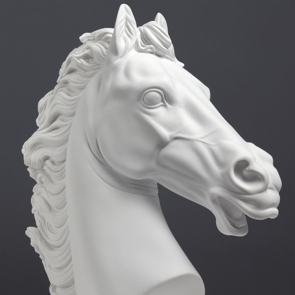 Edler Pferdekopf Skulptur (Gross)