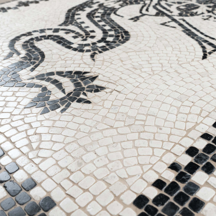 Meereskentaur (Ichthyokentaur) Marmor-Mosaik