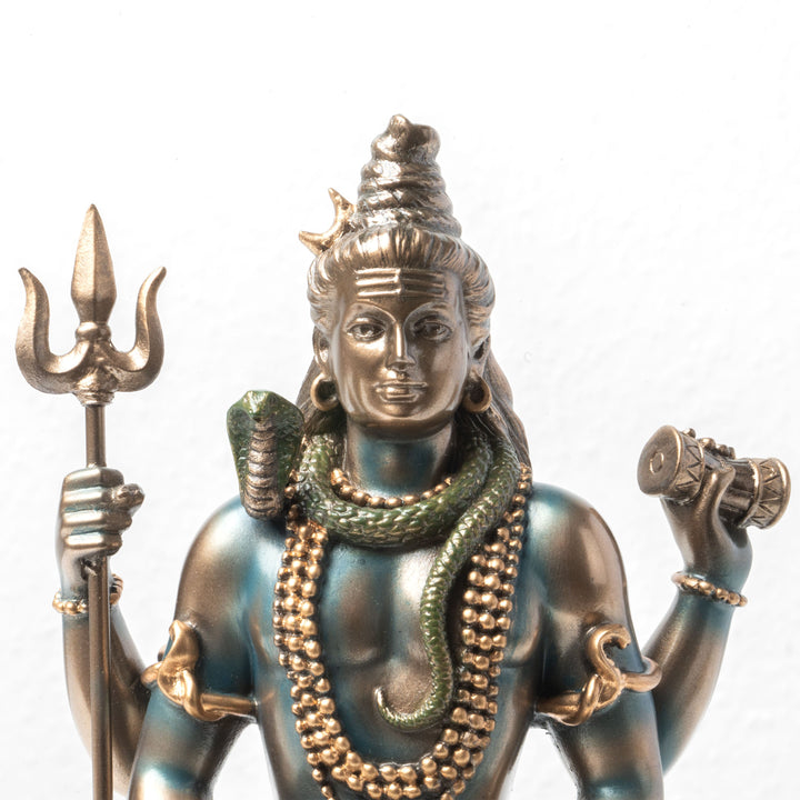 Shiva Indischer Gott Skulptur (Kaltguss-Bronze)