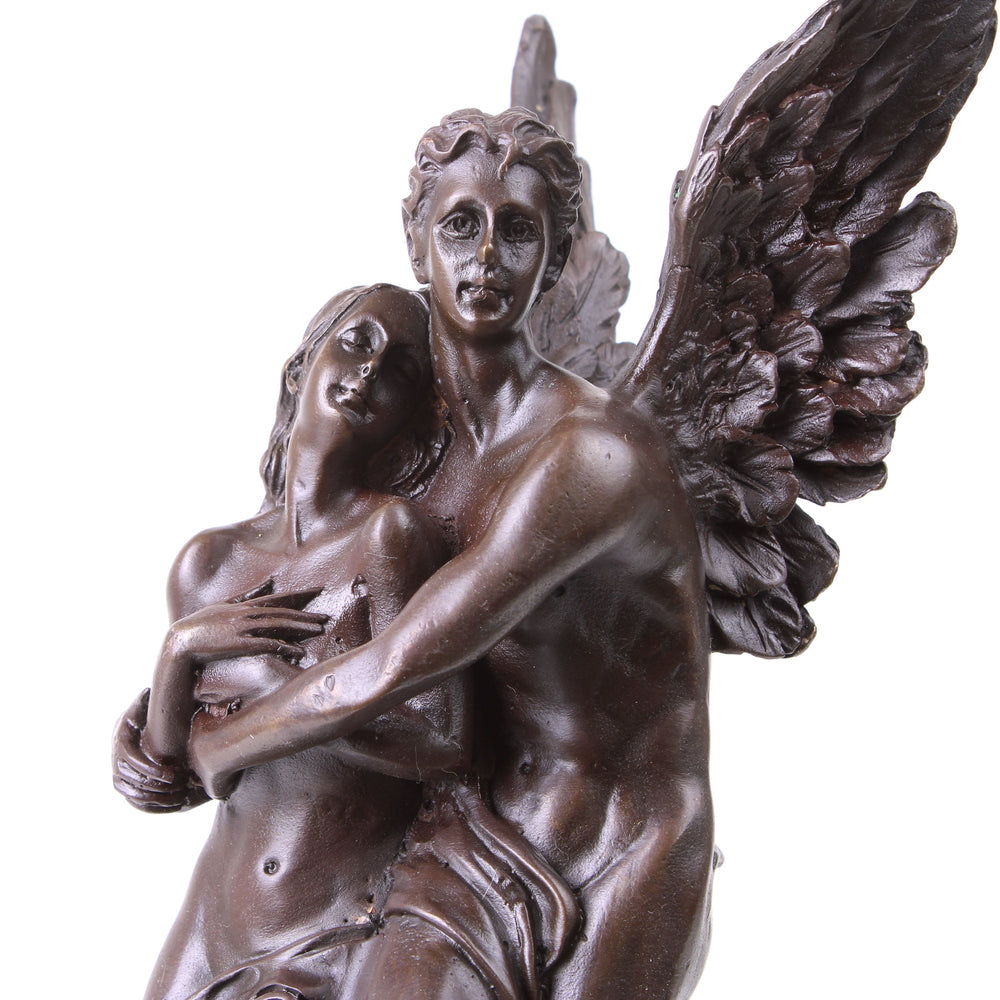 Amor und Psyche Statue (Liebespaar, Bronze, Wachsguss)