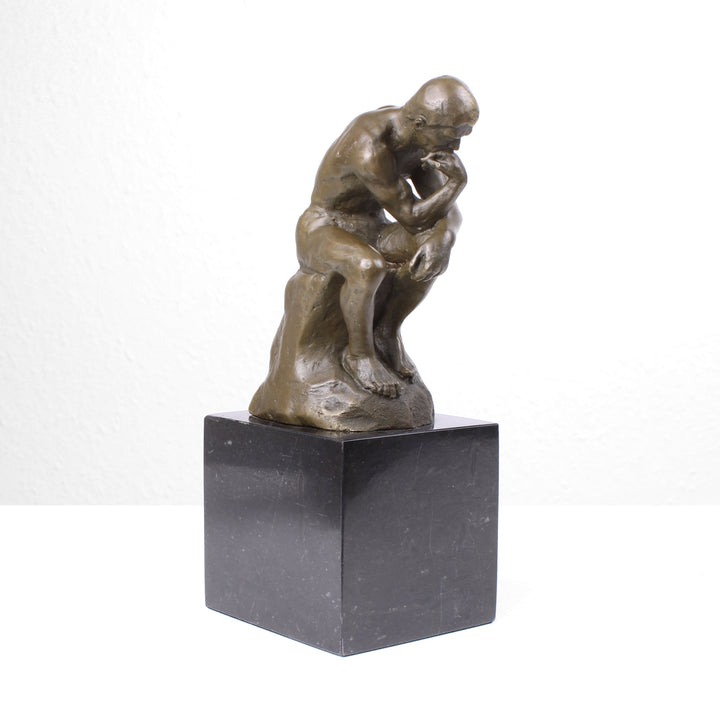 Der Denker – Skulptur nach Rodin (Bronze, Wachsguss)