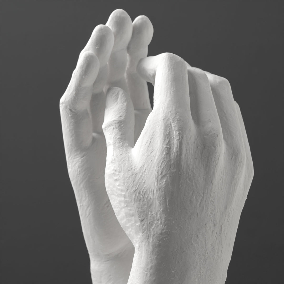 Statue der Kathedralenhand von Rodin (Gross, Weiss)