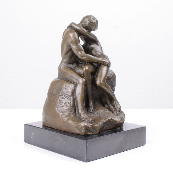 Die Liebenden – Skulptur nach Rodin (Bronze, Wachsguss)