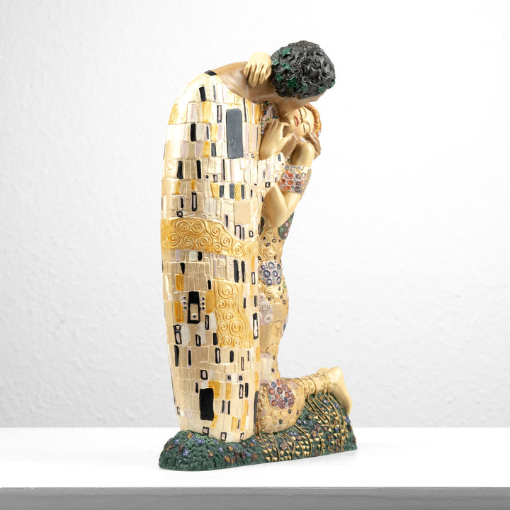 Der Kuss Skulptur von Klimt (Groß, Liebespaar Statue)