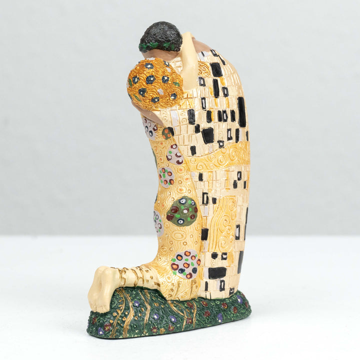 Der Kuss Skulptur von Klimt (Klein, Liebespaar Statue)