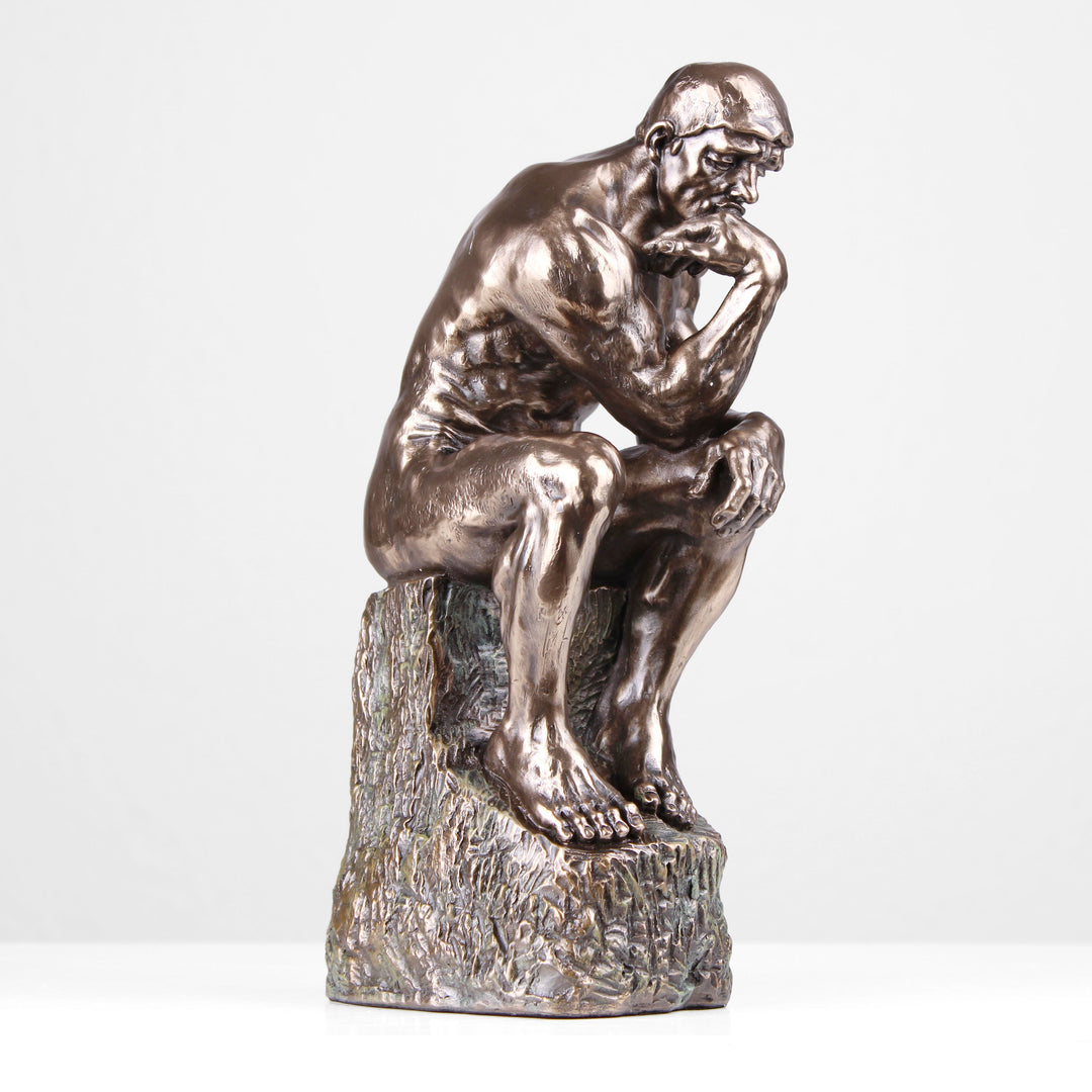 Der Denker von Rodin (Bronzierte Skulptur aus Kunstharz)