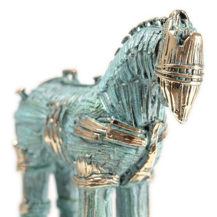 Trojanisches Pferd (Messingskulptur)