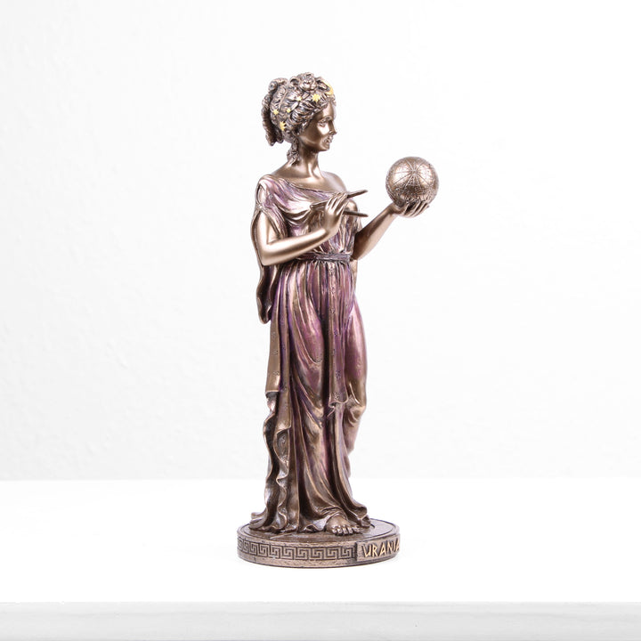Urania Griechische Goettin Statue (Kaltguss-Bronze Skulptur)