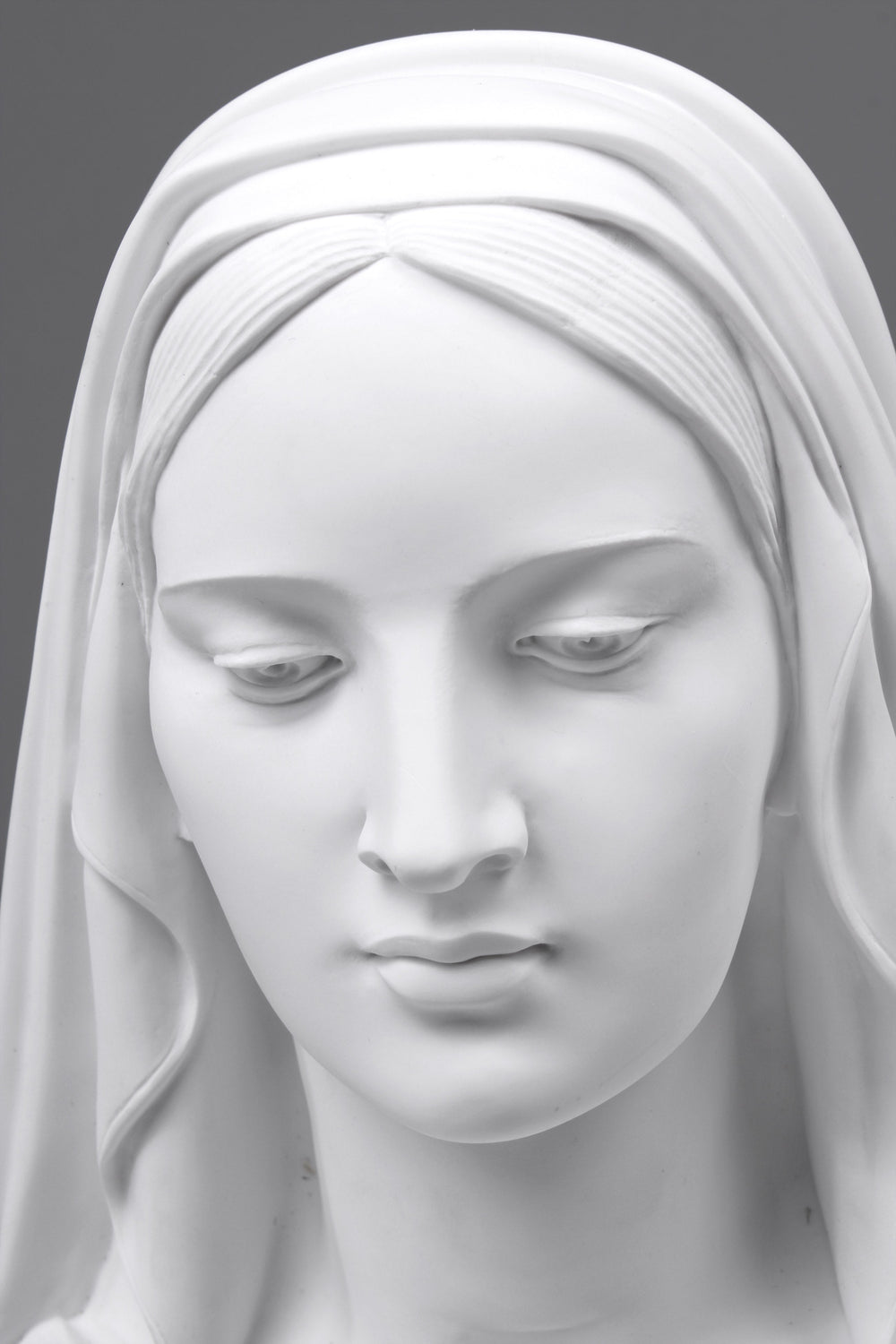 Verschleierte Madonna Büste Skulptur (Groß)