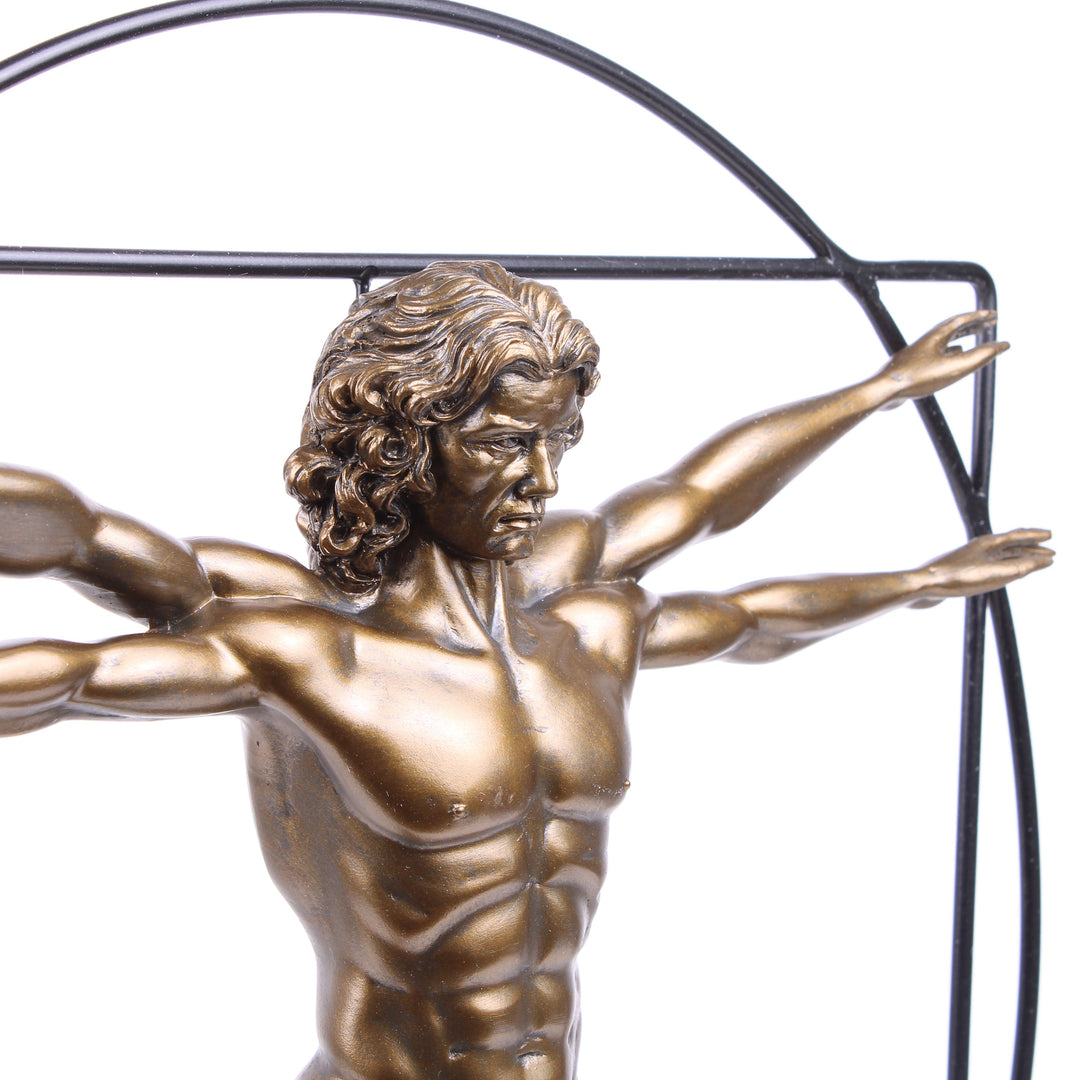 Der vitruvianische Mensch Statue (Körper Skulptur von Da Vinci) – Groß