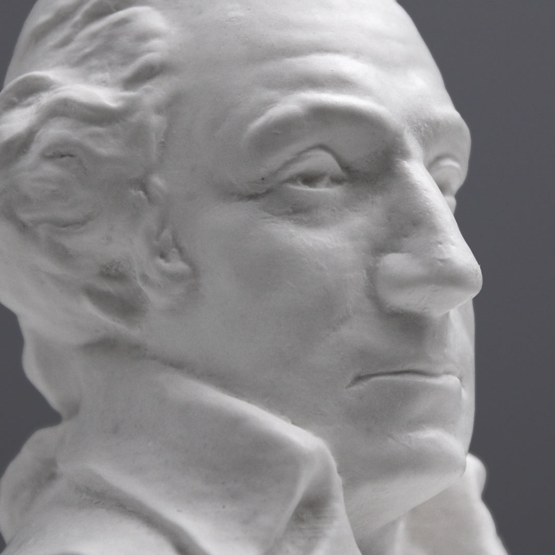 Washington Büste mit schwarzem Marmorsockel