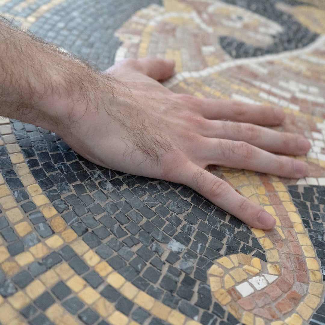 Geflügelter Löwe Marmor-Mosaik