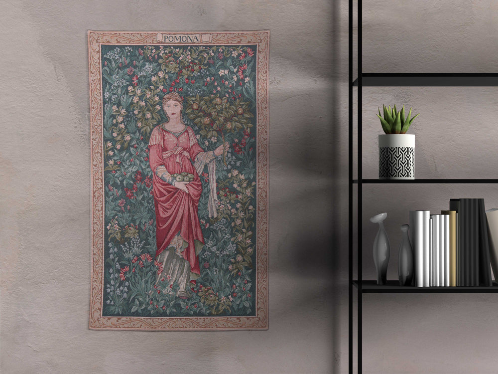Pomona – Gobelin Wandteppich (Jacquard gewebt) – Göttin des Überflusses