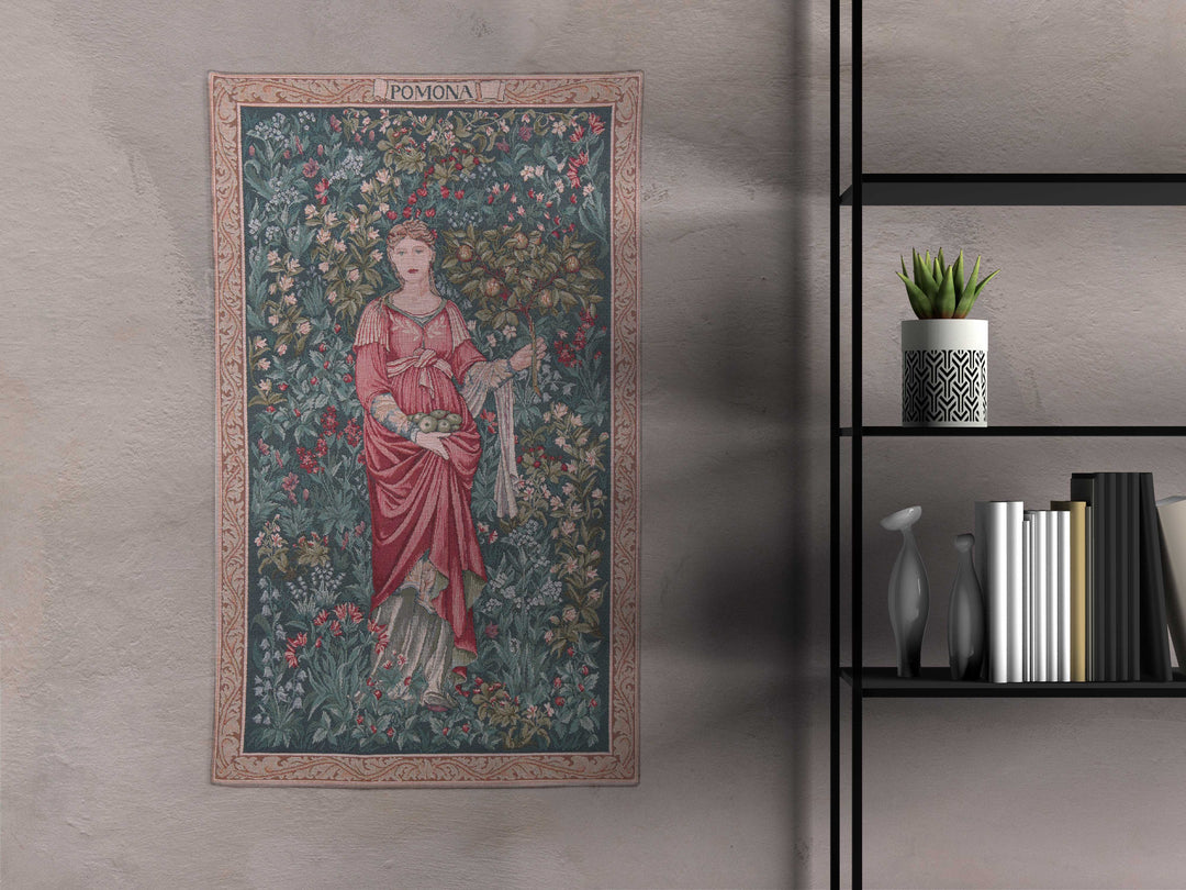 Pomona – Gobelin Wandteppich (Jacquard gewebt) – Göttin des Überflusses