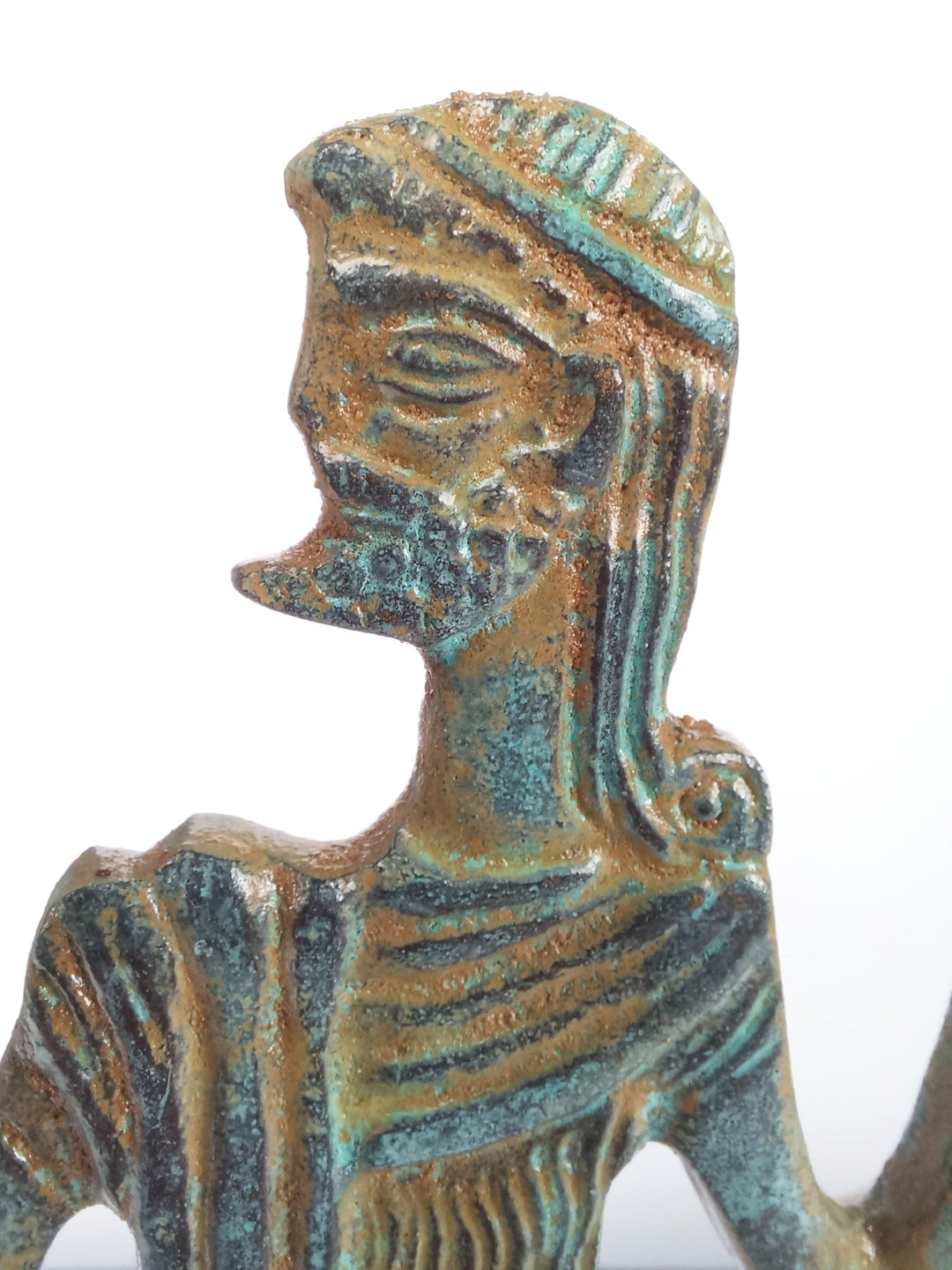 Poseidon Statue (Bronze, Klein) – Gott des Meeres