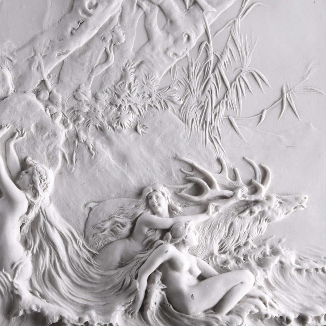 Relief Diana bei der Jagd