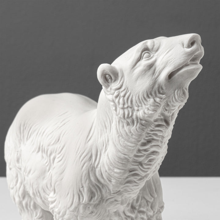 Arktischer Eisbar Statue