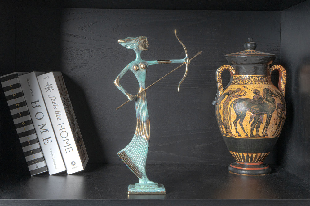 Artemis – Goettin der Jagd (Messing Skulptur)