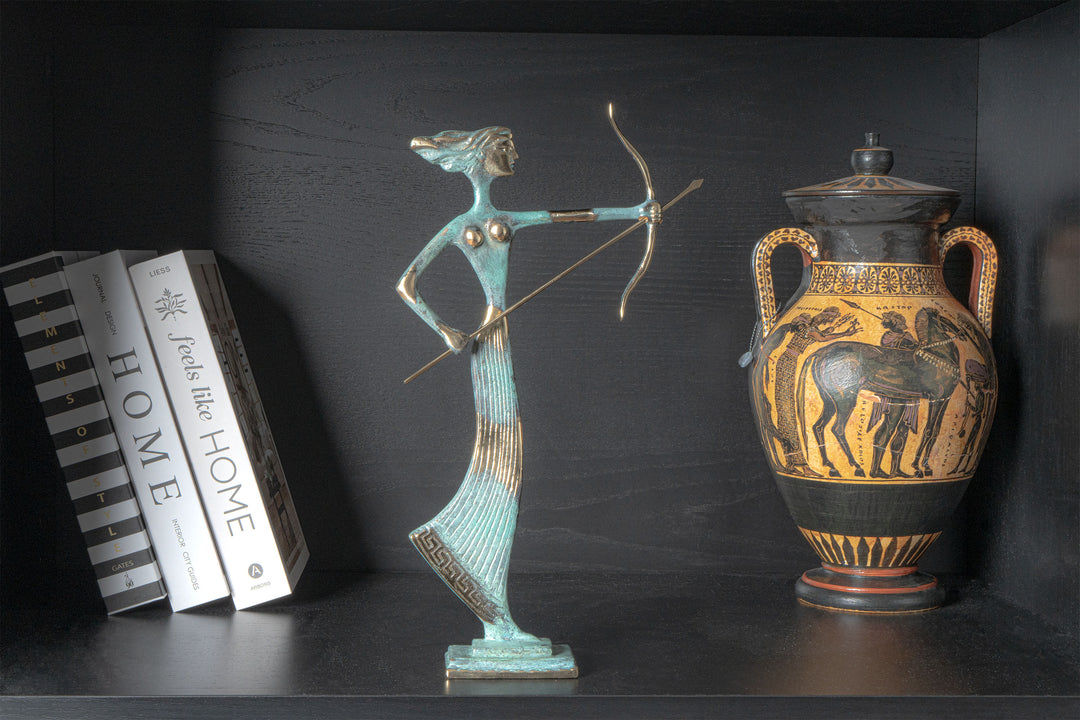 Artemis – Goettin der Jagd (Messing Skulptur)