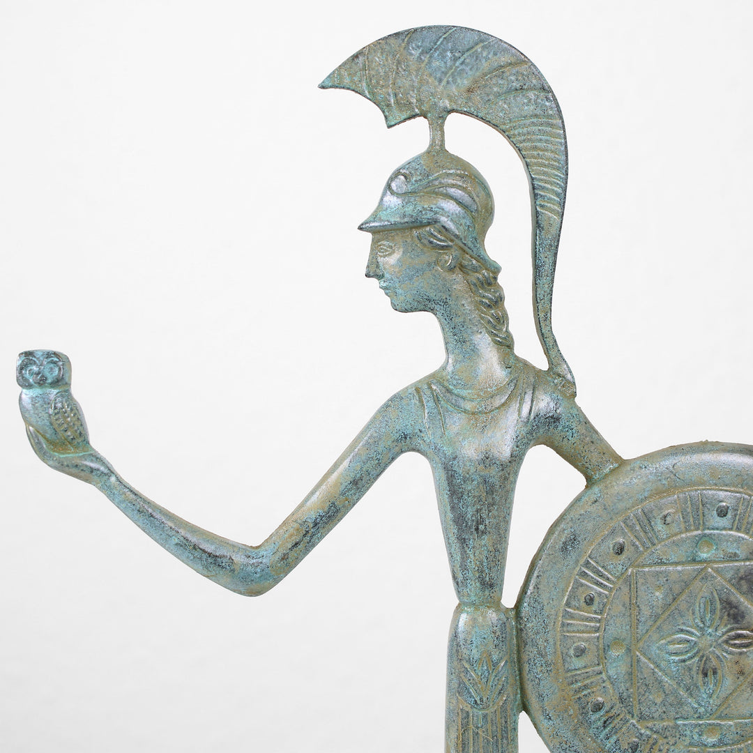 Athena Statue – Griechische Bronze Skulptur