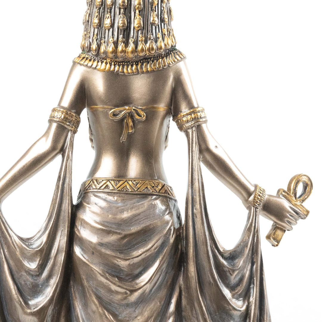 Bastet Statue Aegyptische Goettin der Fruchtbarkeit (Kaltguss-Bronze Skulptur)