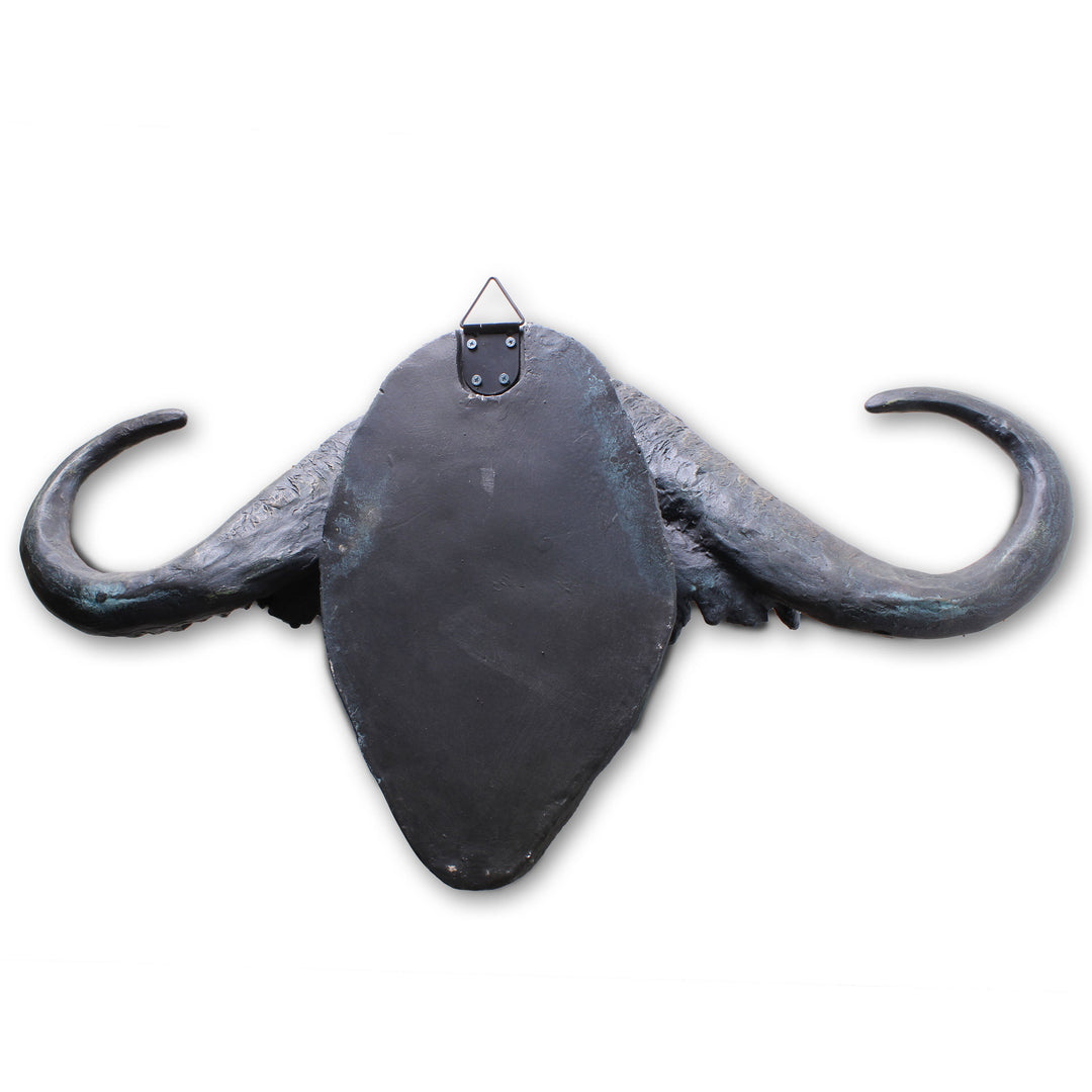 Büffelkopf Statue (Tierische Wandskulptur)