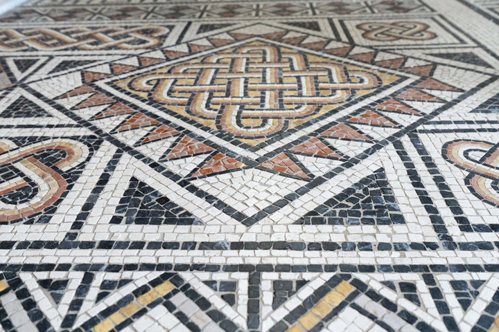 Geometrischer Teppich Marmor-Mosaik
