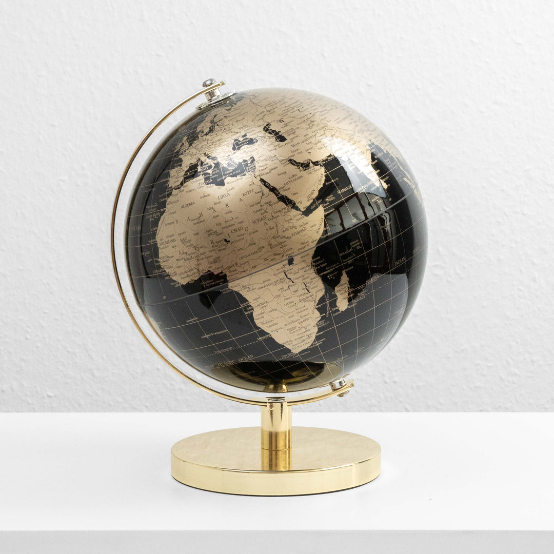 Gold & Schwarzer Globus (Moderne Dekoration)