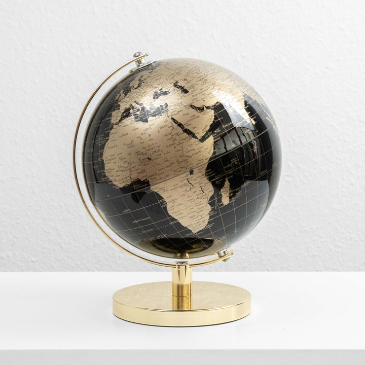 Gold & Schwarzer Globus (Moderne Dekoration)