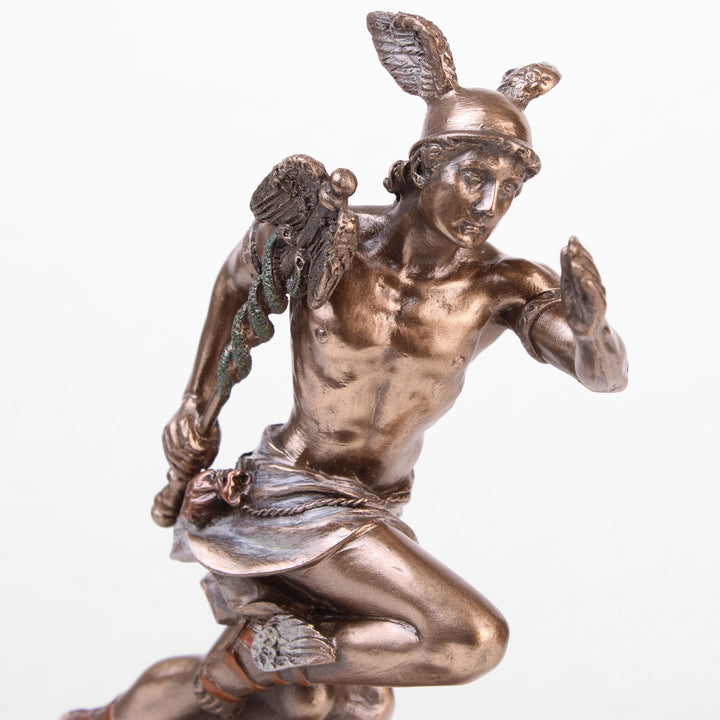Hermes Statue (Kaltguss-Bronze Skulptur)