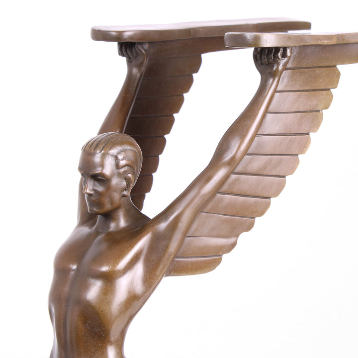 Ikarus Statue (Griechische Mythologie, Bronze, Wachsguss)