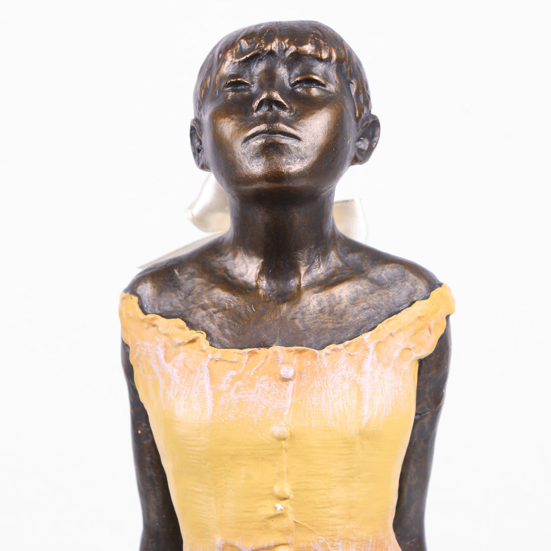 Große Tänzerin Skulptur (Bronzierte Statue aus Kunstharz)