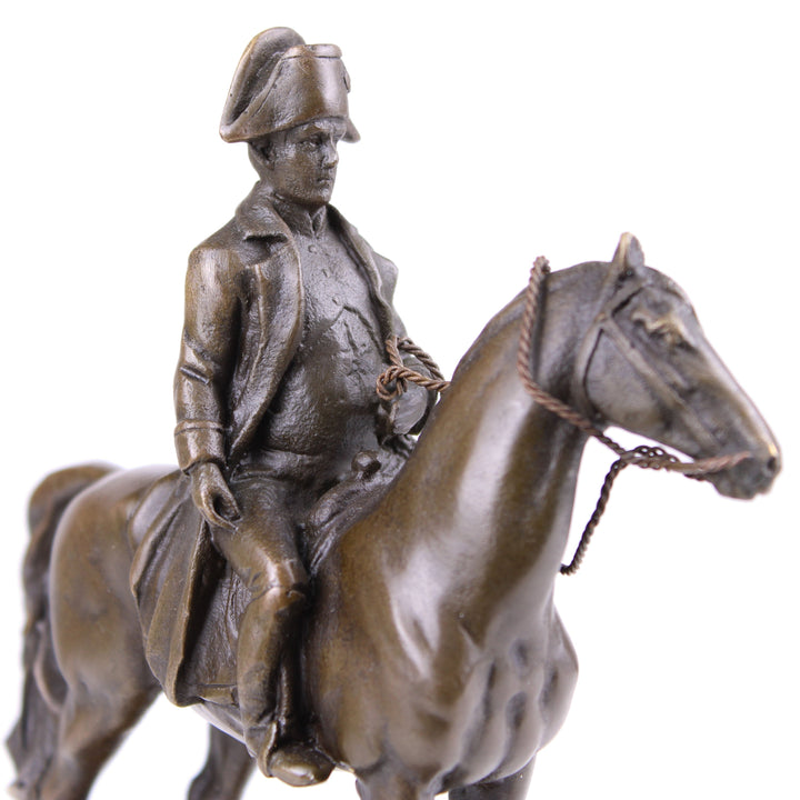 Napoleon zu Pferd Statue (Bronze, Wachsguss)