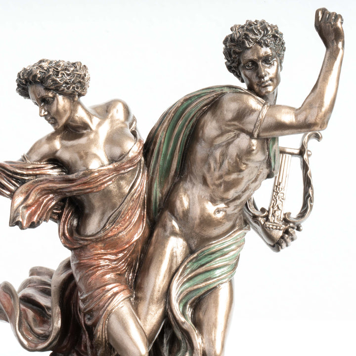 Orpheus und Eurydike Statue – Flucht aus der Unterwelt (Bronzierte Skulptur aus Kunstharz)