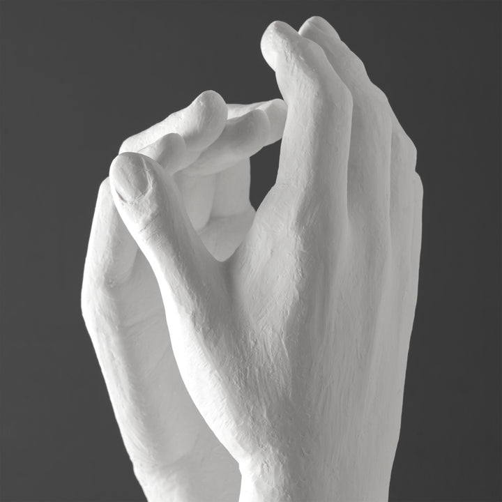 Statue der Kathedralenhand von Rodin (Gross, Weiss)