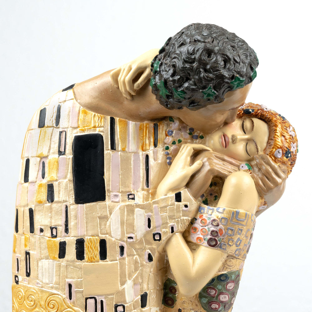 Der Kuss Skulptur von Klimt (Groß, Liebespaar Statue)