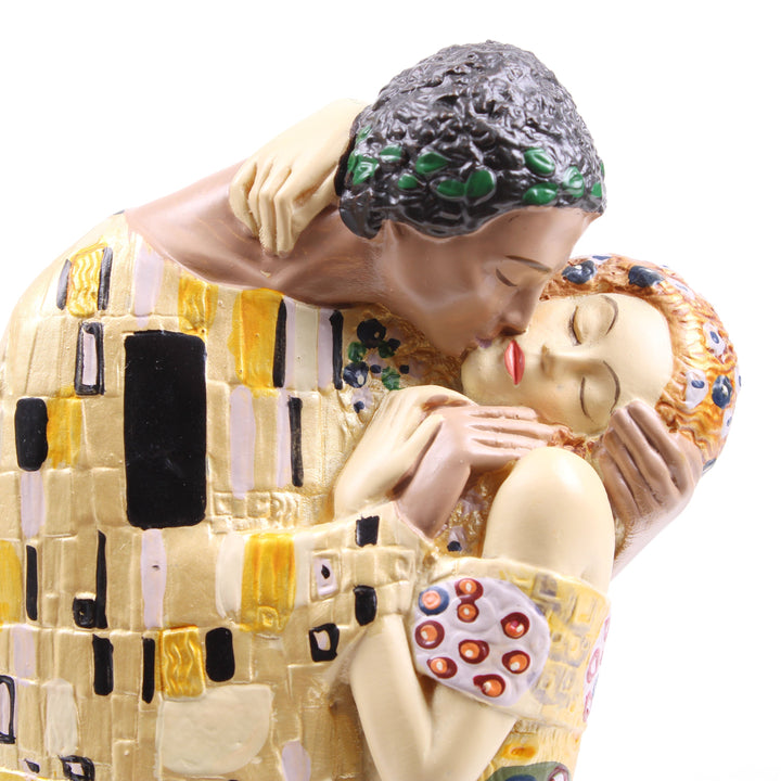 Der Kuss Skulptur von Klimt (Liebespaar Statue)