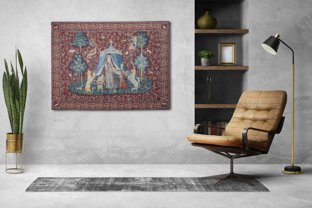 Die Dame und das Einhorn: À mon seul désir – Gobelin Wandteppich (Jacquard gewebt)