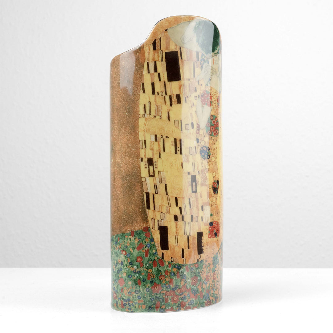 Keramikvase „Der Kuss von Klimt“