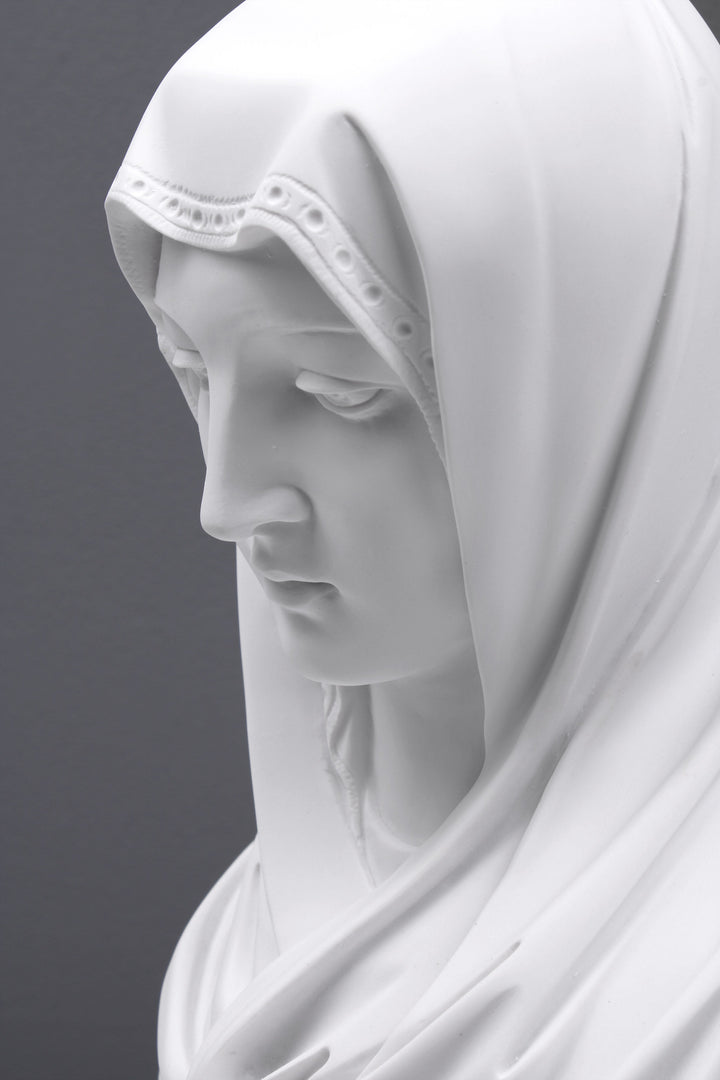 Jungfrau Maria Büste Skulptur (Mittel)