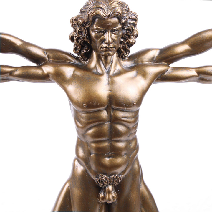 Der vitruvianische Mensch Statue (Körper Skulptur von Da Vinci) – Groß
