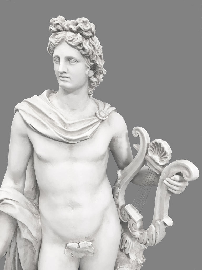 Apollo Lebensgrosse Statue (Gross) – Griechischer Gott der Musik und Jagd