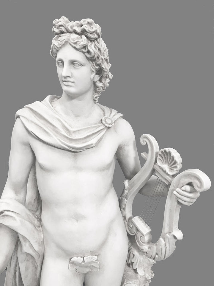 Apollo Lebensgrosse Statue (Gross) – Griechischer Gott der Musik und Jagd